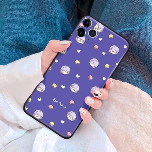 Twisted wonderland epel felmier Silicone Glass Phone Case Cover Shell For iPhone SE 6 6s 7 8 Plus X XR XS 11 12 Mini Pro Max