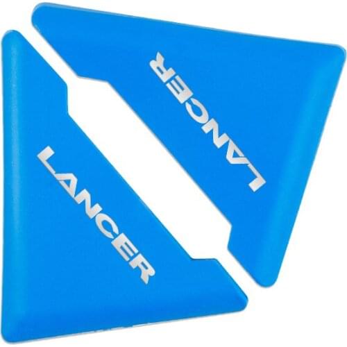 2PCS Car Door Corner Cover Silicone Scratch Protector Car-styling for Mitsubishi Lancer