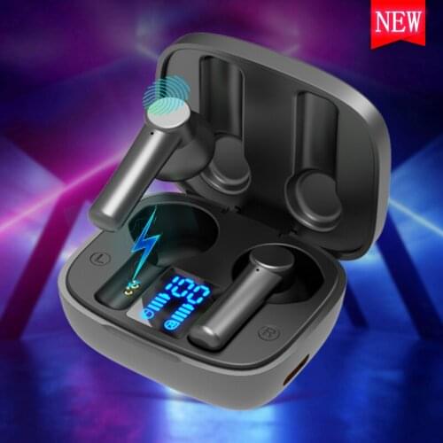 2021 Bluetooth Wireless Headphones with Mic Sports IPX5 Waterproof TWS Bluetooth Earphones 9D Wireless Headsets Earbuds Phone