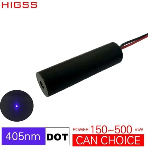405nm 150mw 200mw 300mw 500mw blue violet dot laser module high power sight Night fishing indicator customizable