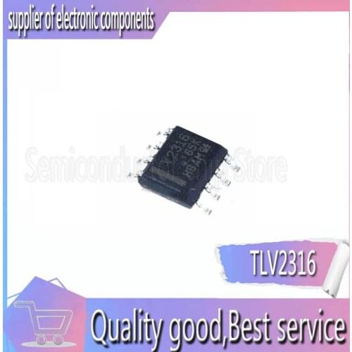 5PCS TLV2316 TLV2316IDR V2316 SOP8 Original Low Power Meter Op Amp Chip