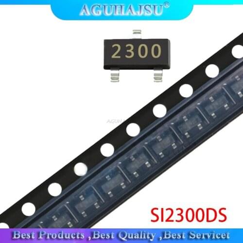 50PCS SI2300DS SOT23 SI2300 SOT23-3 2300 SOT SMD MOS FET transistor New original