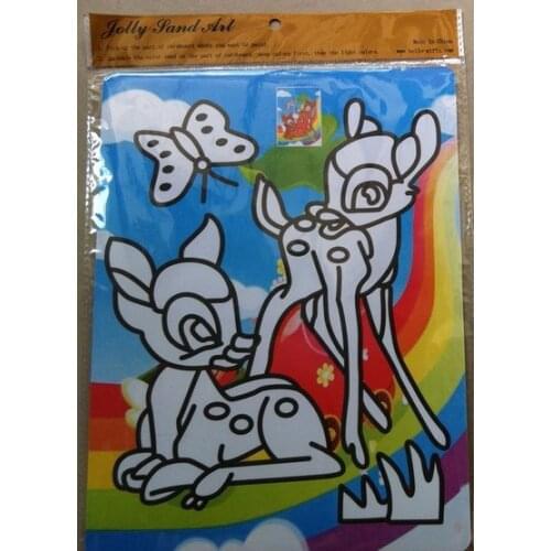 600pcs of 20x28cm Color Sand art art painting set kit for children