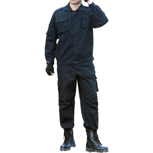 Fashion Men Sets Long Sleeve Zipper Coat Pockets Cargo Pants Trousers Plus Size Work Outfit Uniform Mens tracksuit 4XL