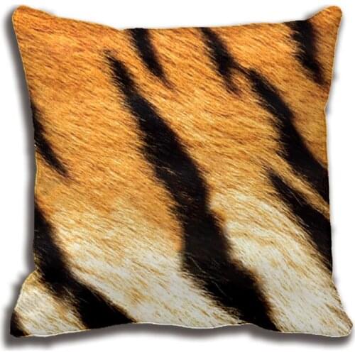 Tiger Stripes Pillow Decorative Cushion Cover Pillow Case Customize Gift High-Quility By Lvsure For Car Sofa Seat Pillowcase