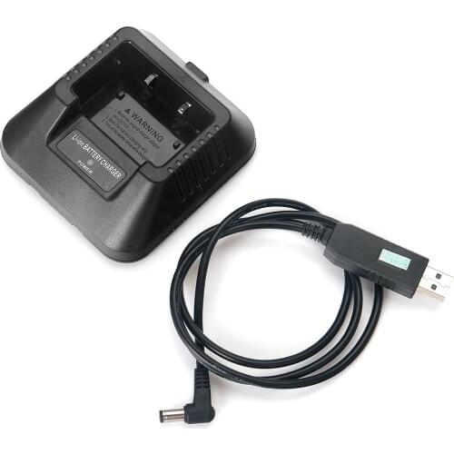 For Baofeng UV-5R UV-5RE DM-5R UV5R Walkie Talkie Portable Radio Genuine Home charger USB port Charging Dock Adapter Accessories