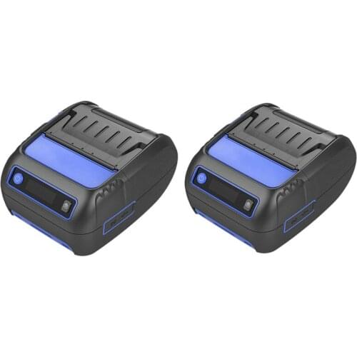 Bluetooth Label Printer Freely Edit 4X6 Print Width 48mm 203DPI Thermal Printer for Market Restaurant Receipt