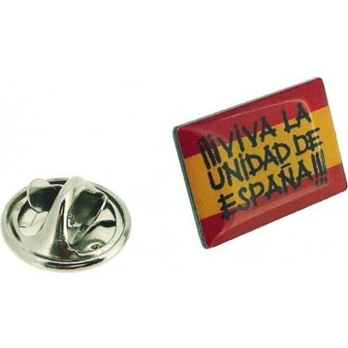 Gemelolandia lapel Pin Viva the unit of Spain