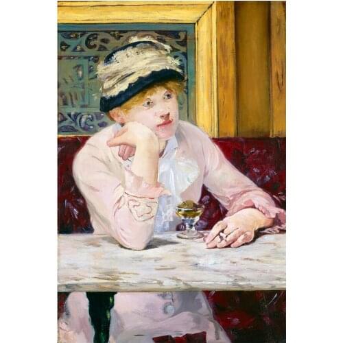 The Plum Canvas Paintings Edouard Manet Posters and Prints Abstract Girl on The Wall Art Pictures Wall Decor Wall Art