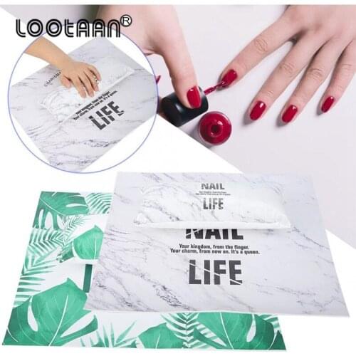 Lootaan Manicure Nail Art Hand Pillow Pad Set Salon Hand Arm Rest Holder Cushion Washable Manicure Table Mat Nails Design