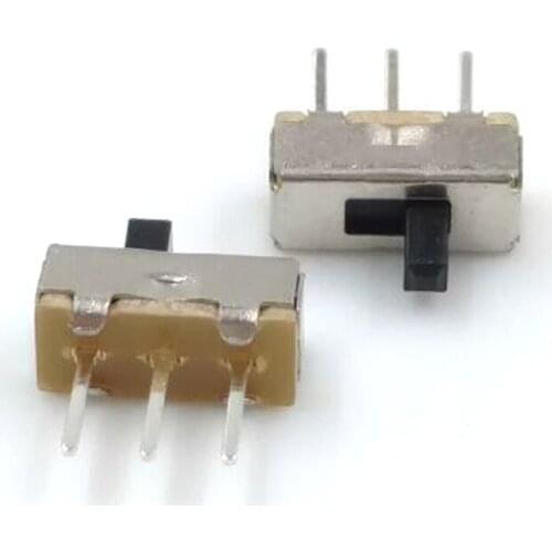 20Pcs Interruptor on-off mini Slide Switch SS12D00 SPDT 1P2T 3 Pin 2 Position toggle switch Height 3mm 4mm 5mm 6mm