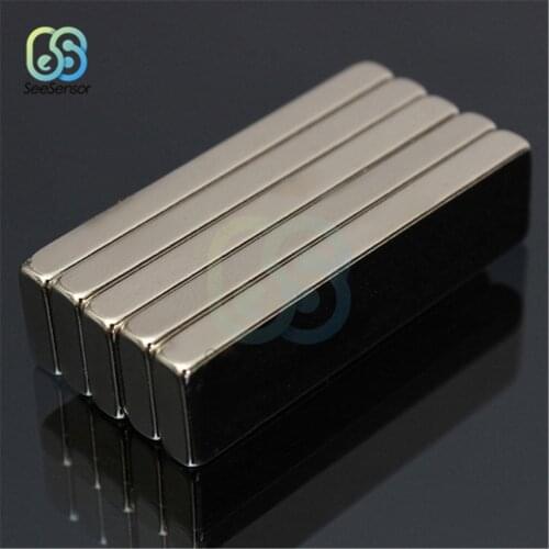 N52 Neodymium Magnet 40x10x4mm NdFeB Block Super Powerful Strong Permanent Magnetic Imanes