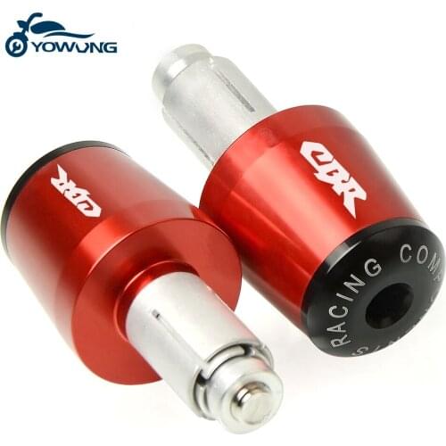 Handlebar Hand Grips Handle Bar End Cap For Honda CBR250R CBR250RR CBR300R CBR400R CBR500R CBR600RR CBR929RR CBR954RR CBR1100RR