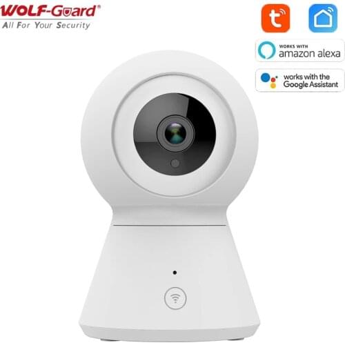 Wolf-Guard 2.4G WIFI Smart Tuya IP Camera 1080P HD 2M CCTV APP Control Baby Moniter Home Security Burglar System Safety