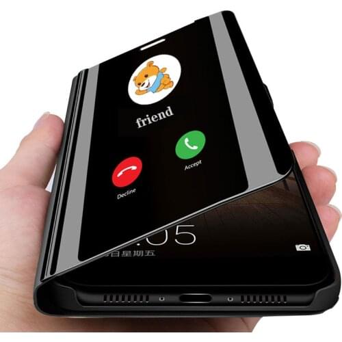 Smart Mirror Flip Case For Samsung Galaxy S20 Note 10 8 9 S10 S8 S9 Plus S10E S20 Ultra A51 A71 A50 A70 J4 J6 A7 A8 A9 2018 Case