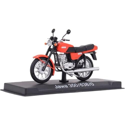 1/24 Soviet large motorcycle JAWA-638 Czech alloy die-casting motorcycle car model collection childrens toys