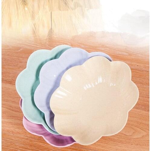 1PC Creative European Household Fruit Plate Living Room Tea Table Plastic Candy Tray Office Snack Pan Fruit Plate OK 0834