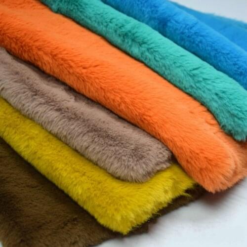 1500g iImitation Rex rabbit hair plush fabric For Sewing bag pillow sofa fabric scarf diy fur fabric