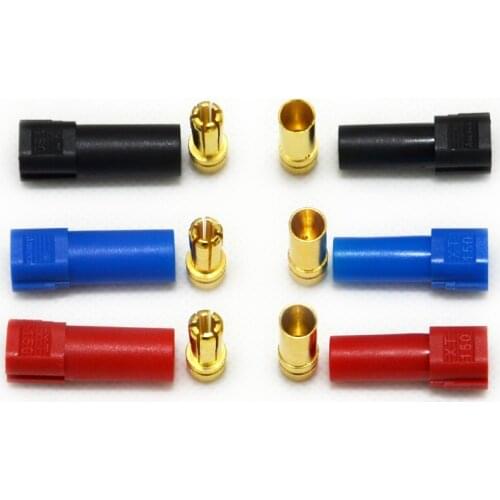 5 Pairs/10 Pairs Amass XT150 Plug Male and Female 6mm golden Plated Bullet Connector for RC ESC Battery