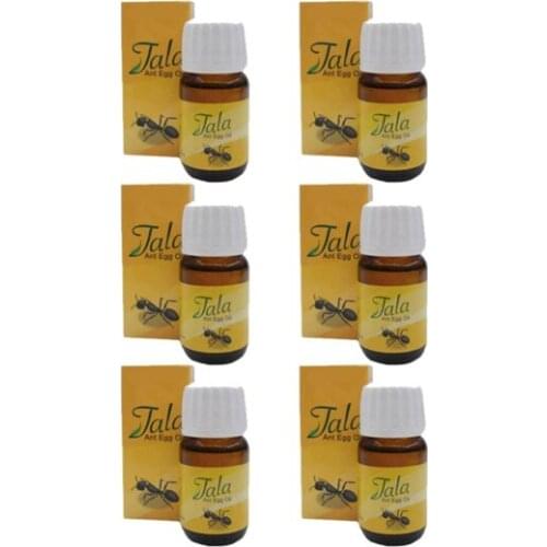 6 pieces of 100% Original Tala Ant EGG OIL 6X 20ml 0.7oz Natural Organic Hair Removal, reduction, elimination. Permanent Hair Re