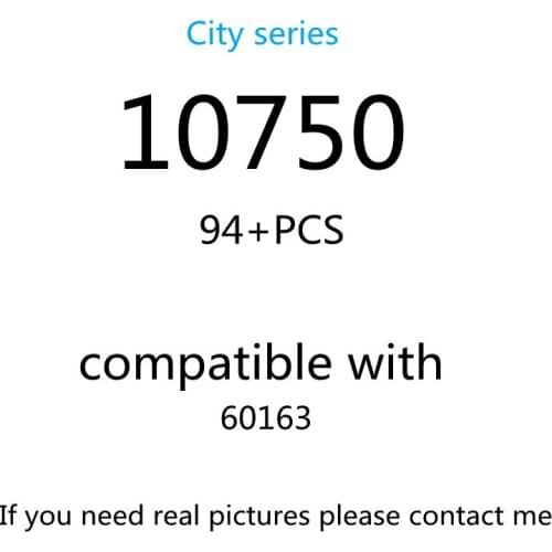 94PCS 10750 Building Block Toy City Series 60163 Assembled Building Block Childrens Toy Gifts