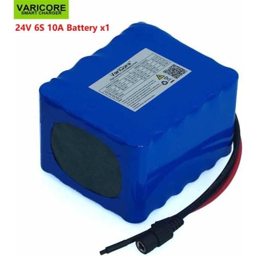 VariCore 24V 10Ah 6S5P 18650 Battery li-ion battery 25.2v 10000mAh Electric bicycle moped /Electric/lithium ion battery pack