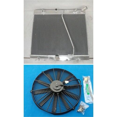 Hot Selling Aluminum Radiator+FAN For Toyota Hiace 2.7L LWB/TRH Petrol AT/MT