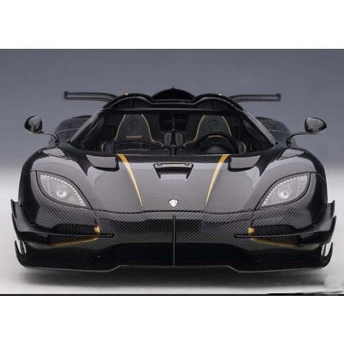 AUTOART 1: 18 koniseg one: 1 carbon fiber Limited Edition ABS material simulation car model collection gifts crafts