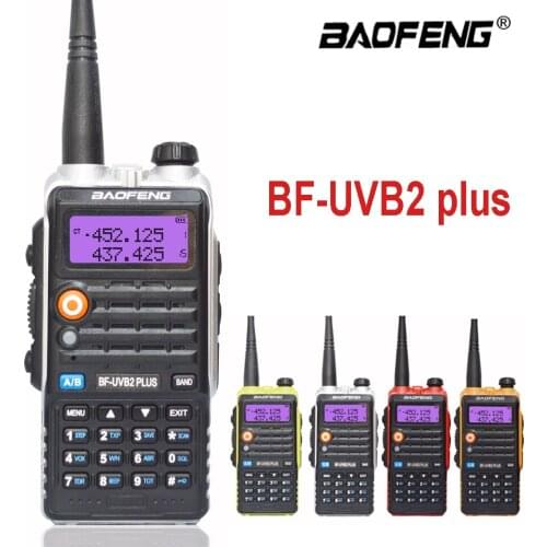 Baofeng UV-5R updated version UVB2 Plus UV-B2 Two way Radio VHF/UHF 128CH interphone BF-UVB2 Ham CB Radio Handheld Transceiver