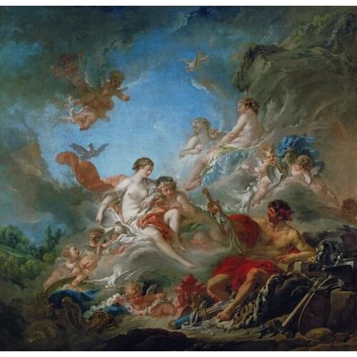 Free shipping classical angels landscape nuder art canvas painting oil painting printed on canvas wall art decoration picture