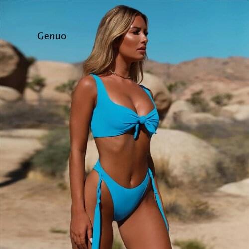 2021 Summer New Bikinis Women Padded Push-up Bikini Set Beach Swimsuit Bathing Suit Swimwear Beachwear Womens