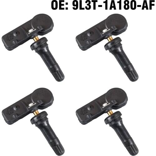 4 PCS Car Tire Pressure Monitor Sensor TPMS 9L3T-1A180-AF for Ford Fiesta C-Max F-150 F-250 F-350 for Lincoln MKC MKS MKT MKZ