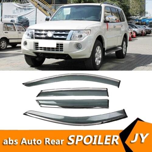 For Mitsubishi Pajero 2012-2014 Window Visor Vent Shades Sun Rain Deflector Guard For Pajero Auto Accessories 4PCS/SET