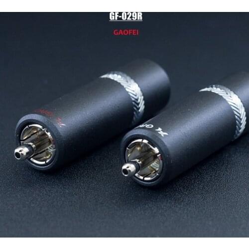 GAOFEI GF-029R HIFI rhodium-plated audio RCA plug