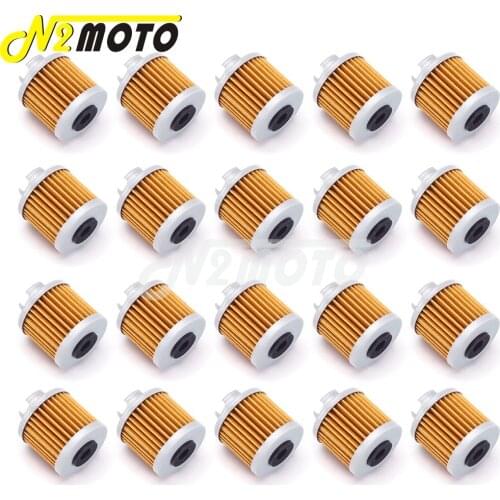20pcs Motorcycle Oil Filter Cleaner 15412-HB6-003 for Honda ATC125M TRX125 Daytona Piranha Pitster 150cc 155cc Engine Pit Bike