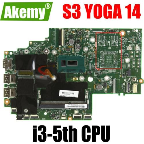 For Lenovo Thinkpad S3 YOGA 14 13323-2 448.01110.0021 Laptop motherboard CPU I3-5005/5010U DDR3 100% fully tested