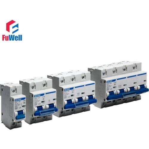 Mini Circuit Breaker DZ47-125 1P 2P 3P 4P House Industry MCB with Indication 80/100/125A Current 230V 400V Circuit Breaker