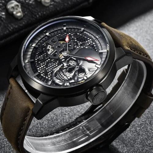 2020 New PAGANI DESIGN Mens Mechanical Watches Men Brand Luxury Automatic Watch Men Skeleton Waterproof Wrist Watch Clock Man