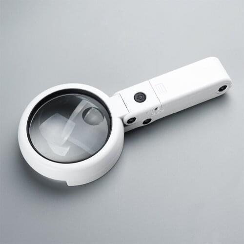 Desktop magnifying glass with lamp repair circuit board with bracket folding watch repair tool mobile phone clock watch