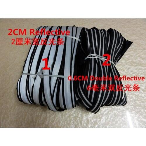 5# nylon zipper reflective zipper waterproof zipper 2M/lot not include zipper head zipper for bags student riding sports clothes