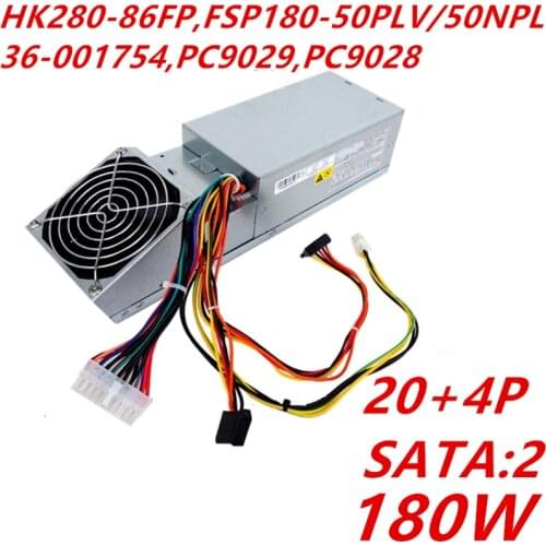 New PSU For Lenovo ir358 ir608 i2656 2676 1345 2786 3060 180W Power Supply HK280-86FP FSP180-50PLV/50NPL/50PLN PC9029 PC9028