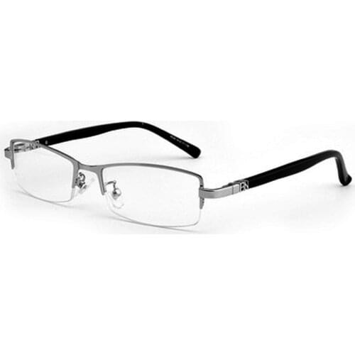 Retro Metal Rectangular Frame Anti Blu Light Ultralight Reading Glasses for Business Men with High Quality+1.0 +1.5 +2.0 +2.5