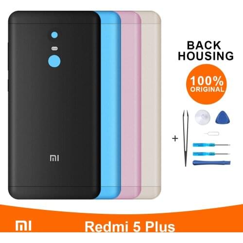 Original Back Housing Xiaomi Redmi 5 Plus Rear Back Case Battery Protective Phone Back Cover