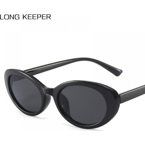 Retro Small Frame Oval Sunglasses Women Brand Designer Fashion Jelly Color Eyewear Men Shades UV400 Green Black Sun Glasses