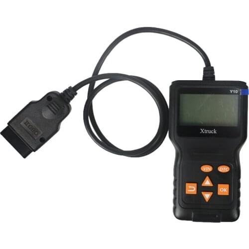 OBDII Handheld Car Diagnostic Scanner xtruck y10 supports 9 protocols compatible with read codes