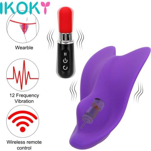 Wearable Panty Vibrator Remote Control G Spot Vibrator Clitoral Stimulator Panties Vibrating Vagina egg Sex Toy For Women Couple