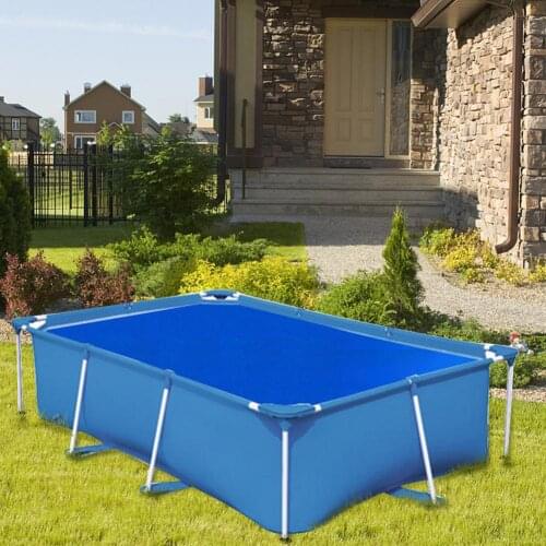 Rectangular Pool Cover Swimming Pool Protection Oxford Cloth Cover Heat Insulation Film For Indoor Outdoor Pool Accessories