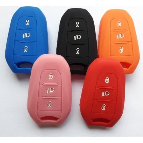 FOB Shell Shirt for Citroen C5 C6 C4L C3XR DS 3 4 5 7 For Peugeot 308 408 508 2008 3008 4008 5008 Silikon Remote Accessory