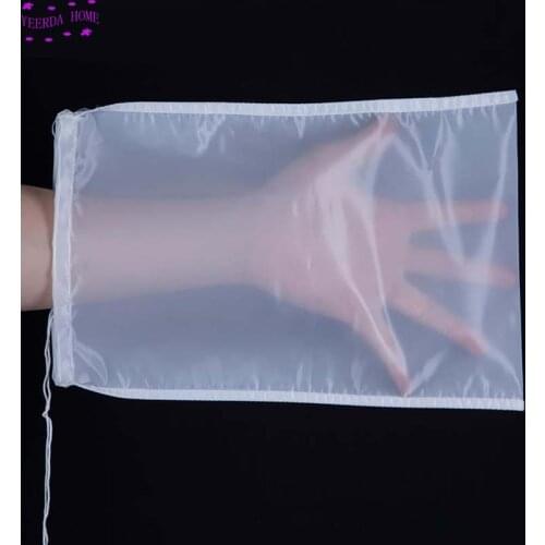 300 mesh / In 48 micron 15*20cm White Food Grade Nylon mesh Reusable Strain Tea Pulp Juice Food Nut Milk Filter Bag