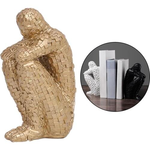 Chic Art Abstract People Sculpture Ornament Statue Shelf Desktop Decoration